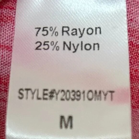 Pomander Place Hot Pink Ikat Kenzo Dress Size M in Hot Pink Ikat - Picture 5 of 13